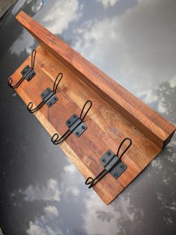 17" hanging Coat rack shelf