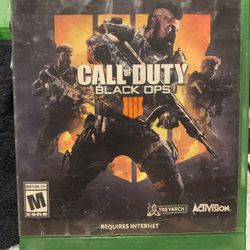 Xbox One Call Of Duty Black Ops