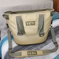 YETI Hopper 30 Soft Cooler Bag Tan Green