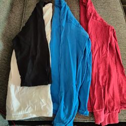 Two Long Sleeve Tees, One Baseball Tee