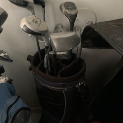 bag with golf clubs for 30