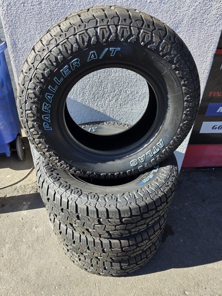 255/70R16 SET OF 4 NE WHITH INSTALLATION AND BALANCING