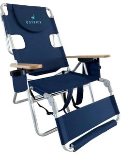 Ostrich Backpack 3-in-1 Portable Chair Reclining Lounger New, Open Box