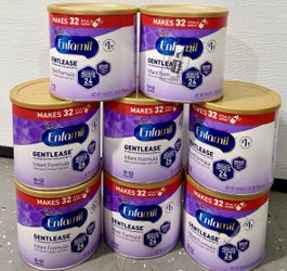 (08) Enfamil Gentlease Infant Formula 19.9 oz