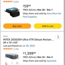 New Outdoor Pool For Sale 