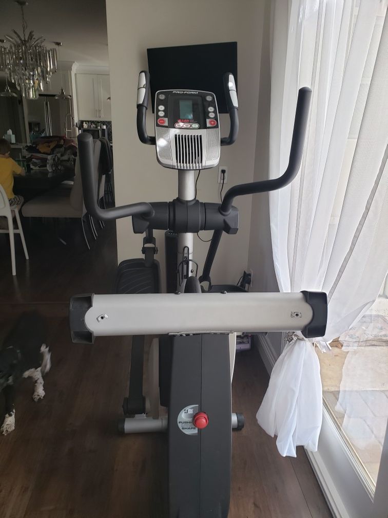 ProForm Jillian Michaels 600 LE Space Saver Elliptical Trainer For