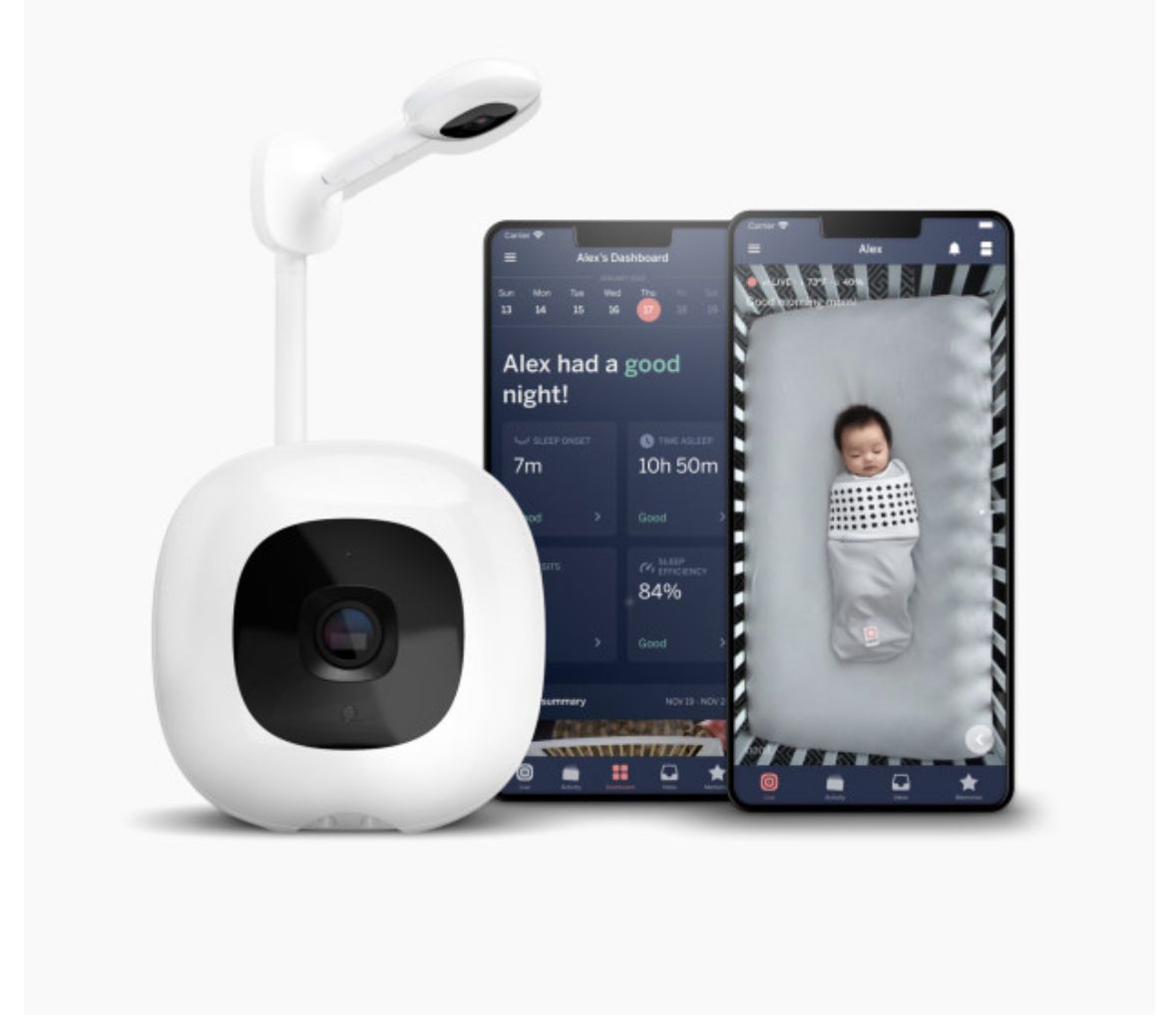 Pro Smart Baby Monitor and Wall Mount
