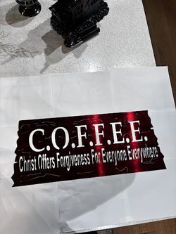 Christ Offers Forgiveness For Everyone Everywhere Metal Sign 10x23
