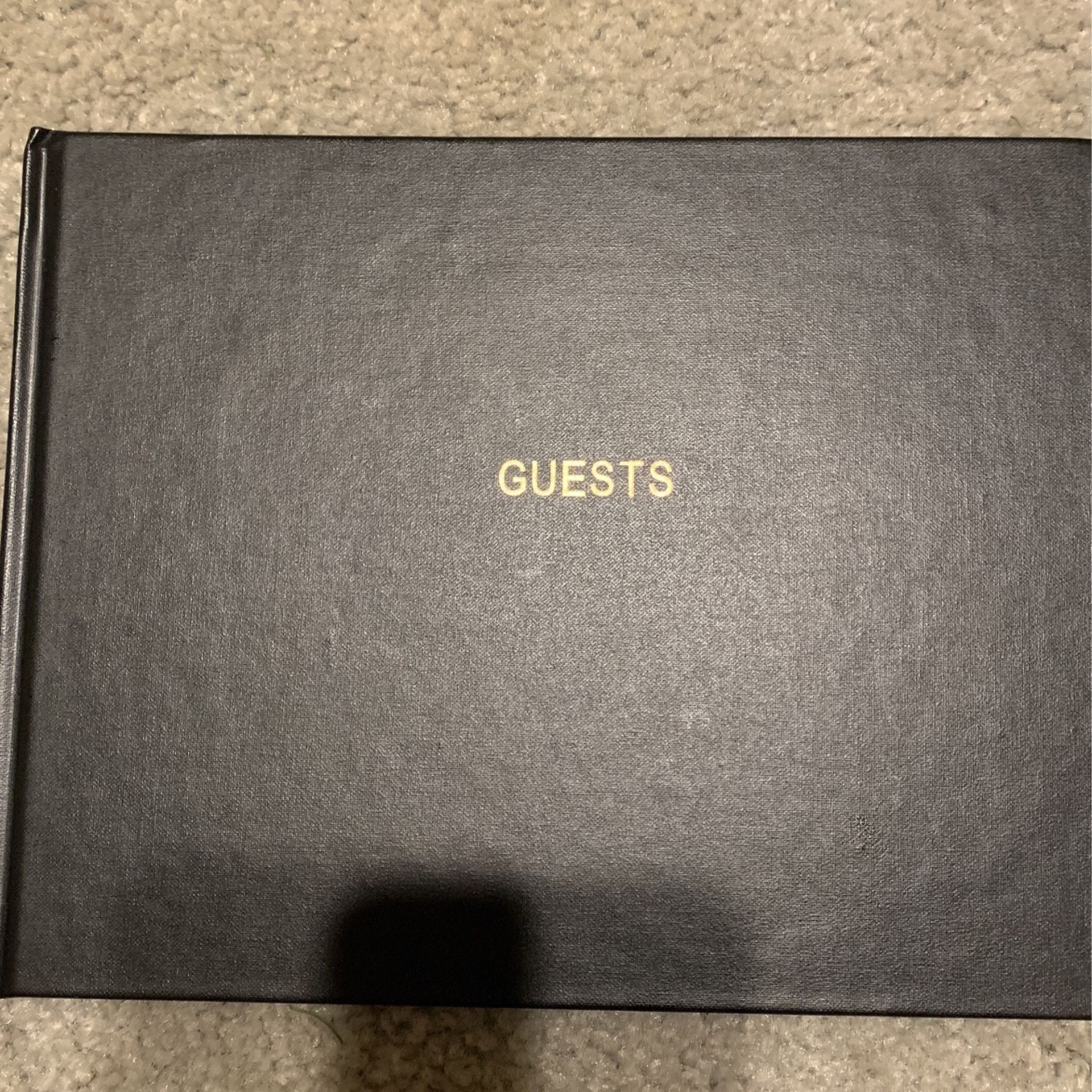 Guest Name Book