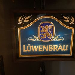LOWENBRAU Beer sign