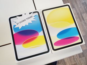 Apple IPad 10th Gen Tablet - Pay $1 DOWN AVAILABLE - NO CREDIT NEEDED