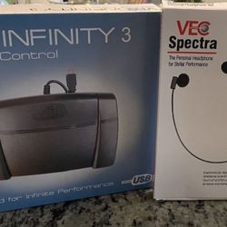 VEC Infinity USB Foot Pedal & Spectra Under-Chin Transcription Headset $30