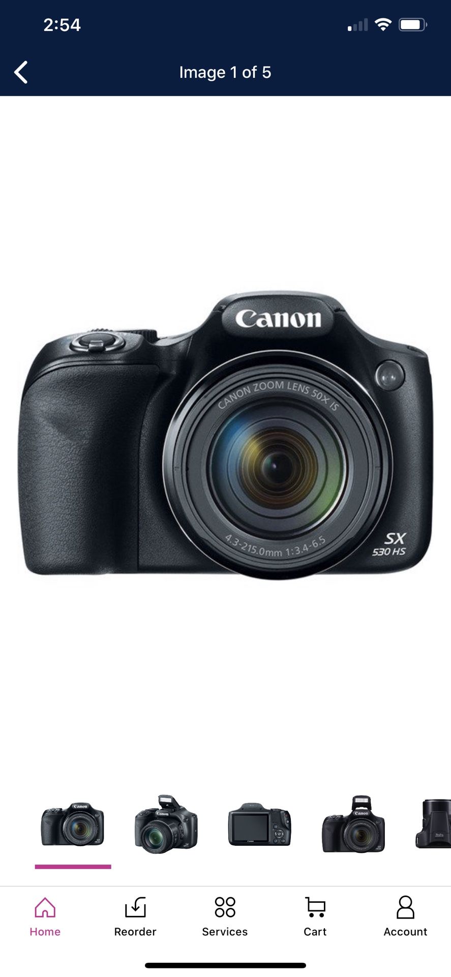 Canon SX530 PowerShot SX530 16MP 50x Zoom Digital Camera