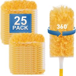 Recambios de plumero resistentes, sin perfume. Kit de plumeros desechables para limpieza de muebles, persianas, ventilador de techo, plumero de plumas