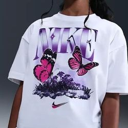 Girl's Nike Butterfly Shirt Size Large 14/16