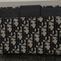 Blue And Cream Canvas Bag