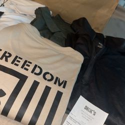 Lot Of Shirts And Tshirt From dicks - Brand New 