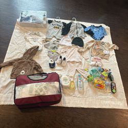 Paquete D Bebé 0a3 Meses Todo Nuevo L Maleta Está Yena De Pampers