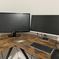 HP & ACER monitor 24 Inch