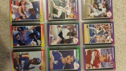 Baseball cards With Binder