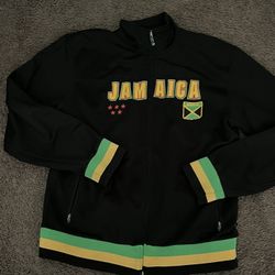 Jamaica y2k zip up track jacket