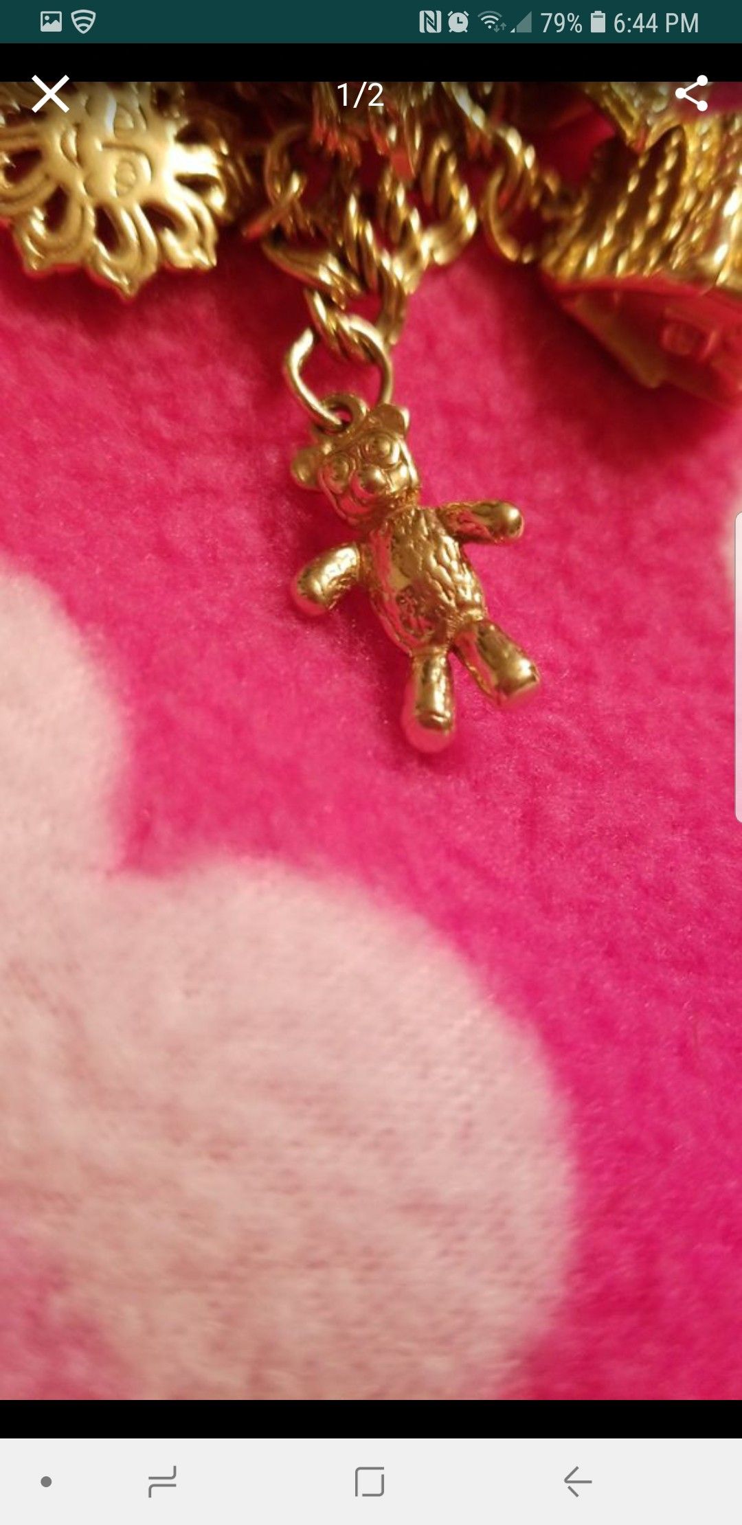 James avery teddy store bear charm