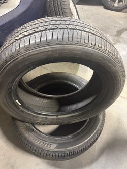 2 Bridgestone Tires 205/55-R16