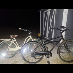 Reduced** $275 For 2 BIKES Schwinn Fairhaven Cruiser Bike & Schwinn Midway Cruiser Bicycle 29-in. Wheels