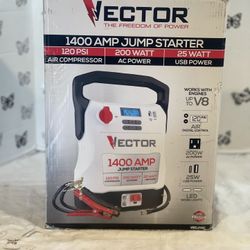 Vector 1400 Amp Jump Stater Works With V8 Engines