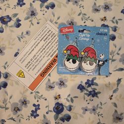 Nightmare Before Christmas Light Up Earrings