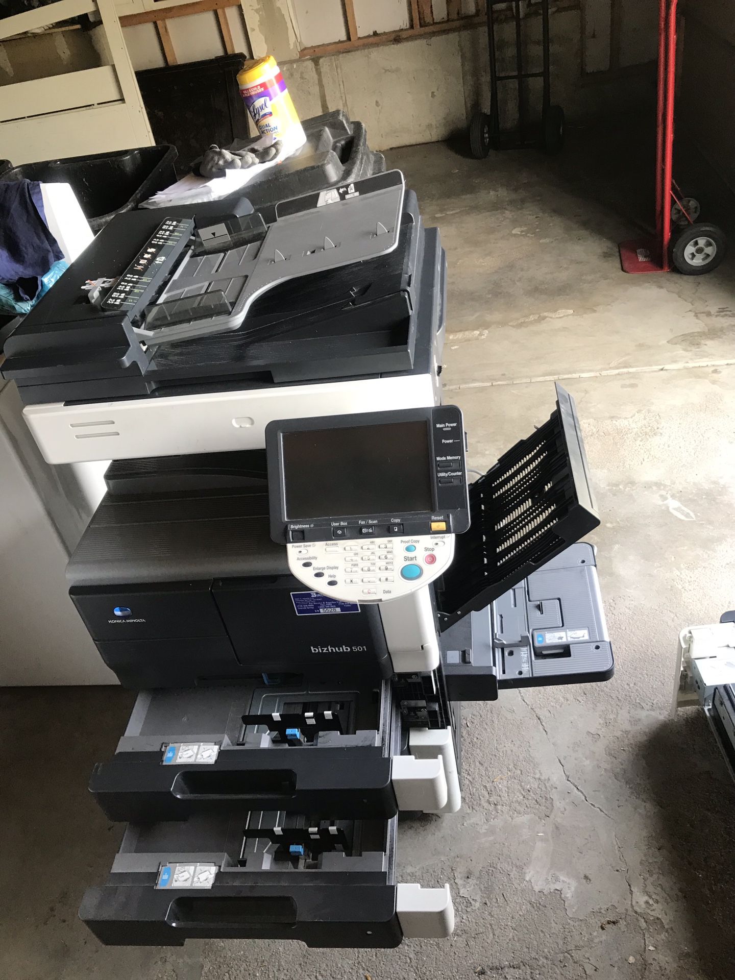 Biz Hub 501 printer/copier