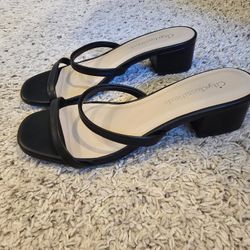 Black "Kitten" Heels