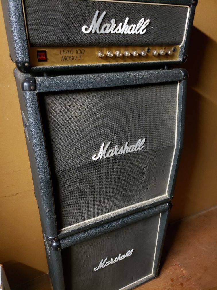 Marshall lead 100 mosfet and vertical extension amp
