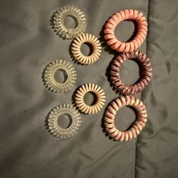 spiral hair ties