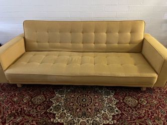 Yellow Futon Couch