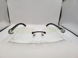 Cartier Rimless Glasses(Clear)Buffs