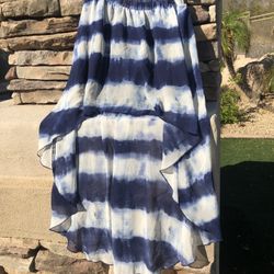 Forever 21 tie-dye Low High Skirt Medium I fair Condition