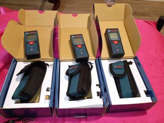 3 brand new Bosch laser levels-retail is $99/each I'll take $40 each obo