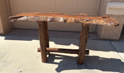 Mesquite Wood Console