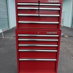 HUSKY 26” Tool Chest & Rolling Cabinet – Heavy Duty – Like New – $275
