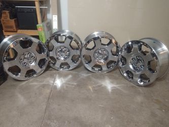 20" factory aluminum wheels