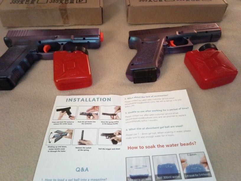 Water Bead Pistols