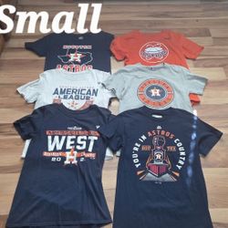Astros shirts size small 