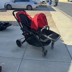 2 Seat Double Baby Stroller