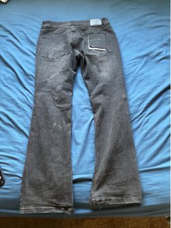 Purple jeans
