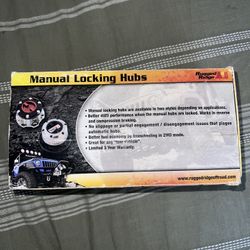 Manual Locking Hubs for 4x4 Ford Ranger