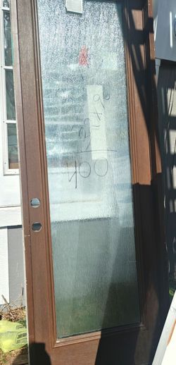 32x96 brown exterior door