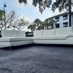 Sofa/ Couch Sectional Modern White 🛻 DELIVERY AVAILABLE 