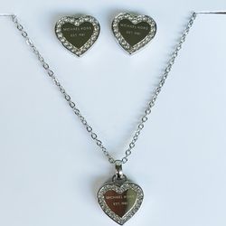 💖 Michael Kors Women's Necklace & Earrings Set 💖