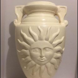 MOON & SUN  Floor  Or Table VASE-approx.  19” X12”